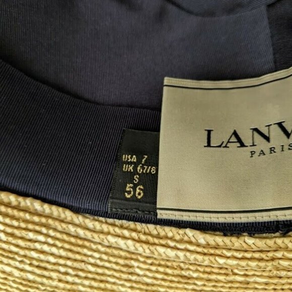 Lanvin Straw Hat Alber Ellbaz Collectible US 7/ 56 main image 7